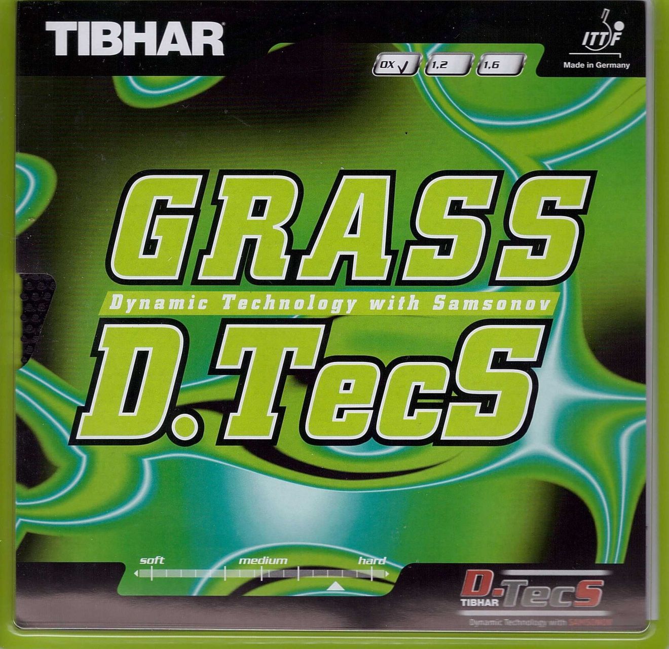 Tibhar Накладка Tibhar Grass D.Tecs Red 0X